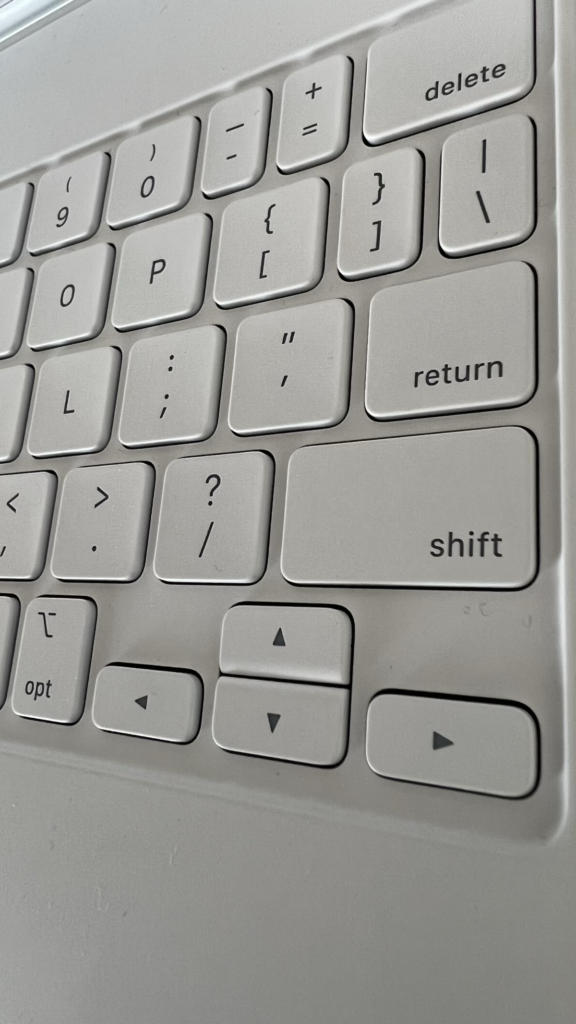 Magic Keyboardの接写